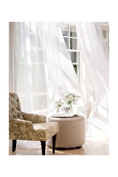 La Rose Des Sables 300x260 Cm Crem Uni Tulle