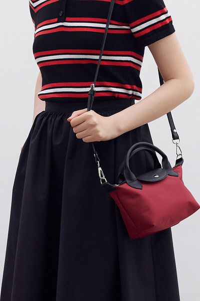 Manuka Rote Marı Kleine Shopper-Tasche
