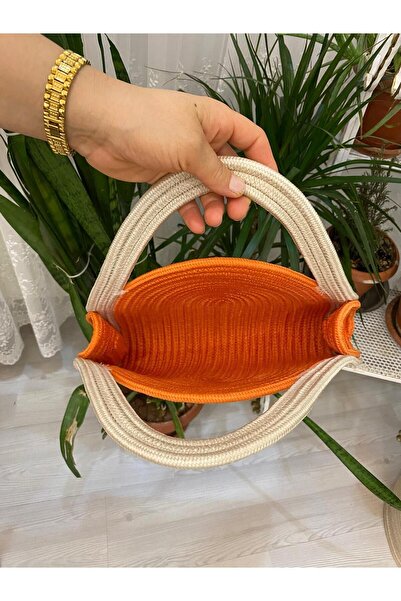 ModaCardin Rose' Mini Bohemian Style Jute Decorative Women's Bag