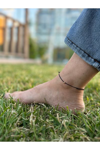 MİNİK ADIMLAR Rope Square Bead Anklet - Little Steps Parachute