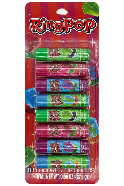 TASTE Beauty 8 Pieces Ring Pop Lip Balm - Lip Balm Assortment Pack