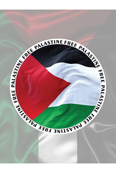cakaybu Set de stickere Free Palestine Özgür Filistin 1 foaie A4 3,8 CM 24 BUC.