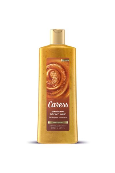 Caress شامبو الجسم بزبدة الشيا والسكر البني 532 مل
