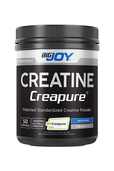 Bigjoy Sports Creatine Creapure ®   Unflavored 253 g 50 Servings Creatine Micronized