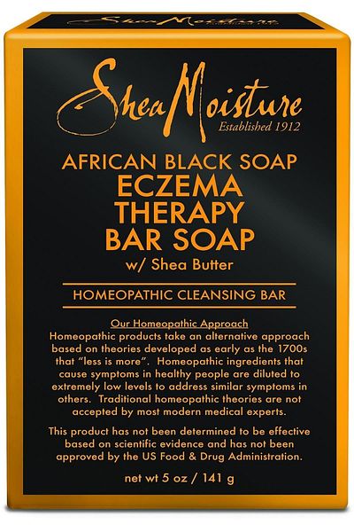 Shea Moisture African 142gr Eczema Soap - Black