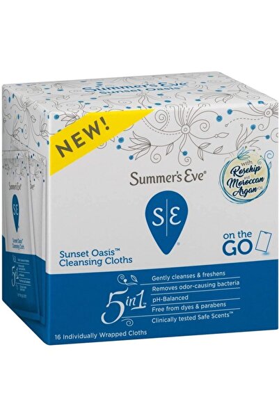 Summer's Eve مناديل تنظيف المناطق الخاصة من صن ست أواسيس، 16 قطعة