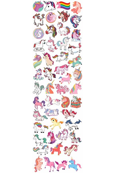 MiniPera Major Selection Unicorn Sticker Set 50 Stickers