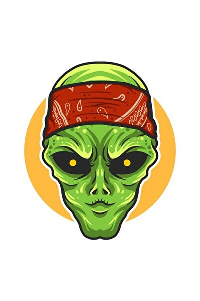 MegaSticker ملصق سيارة/دراجة نارية/خوذة/كمبيوتر محمول/زجاجي مع باندانا مقاس 1...