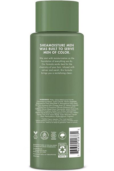Shea Moisture Vetiver and Neroli Revitalizing Shampoo - 444ml