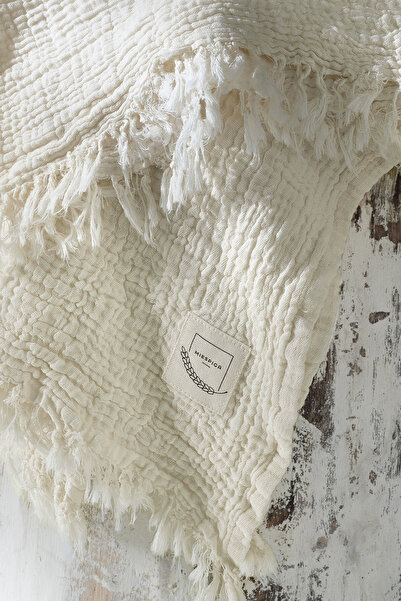 Miespiga 125x190 Model Gold 3 Layer Muslin Peshtemal Beach Towel