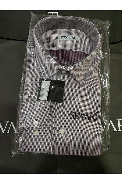 SÜVARİ Βαμβακερό μακρυμάνικο πουκάμισο Slim Fit