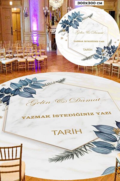 Baskı Madeni Söz Nişan Düğün Kına Gecesi Pist Yer Kaplama Afişi Dans Pisti Vi...