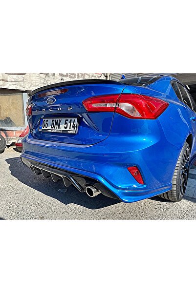 Genel Markalar FORD FOCUS 4 ARKA TAMPON EKİ FİBERGLASS BOYASIZ A+ KALİTE