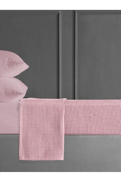 CEMETEKS Double Light and Breathable Waffle Pique Bedspread - 200x230cm