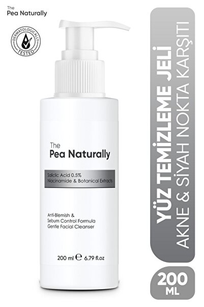 The Pea Naturally Akne & Siyah Nokta Karşıtı Yüz Temizleme Jeli 200 Ml