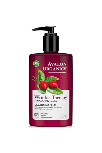 Avalon Organics حليب منظف للعلاج بالتجاعيد 250 مل