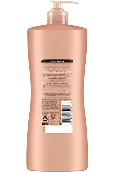 Suave 828ml Rose Oil Volume Shampoo