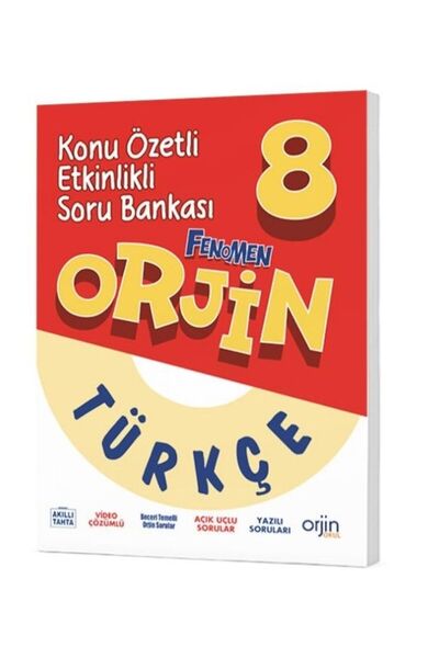 Fenomen Yayıncılık FENOMEN ORJIN 8. SINIF 2025 BASIM TÜRKÇE KONU ÖZETLI ETKİN...