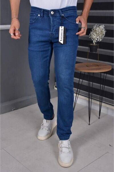 KAİZER DENİM Ανδρικό παντελόνι Navy Blue Kaizerdenim
