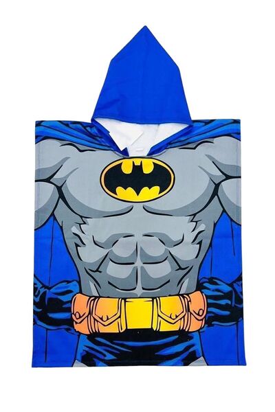 ÖYKÜ KİDS Karakter Desenli Panço Plaj Havlu