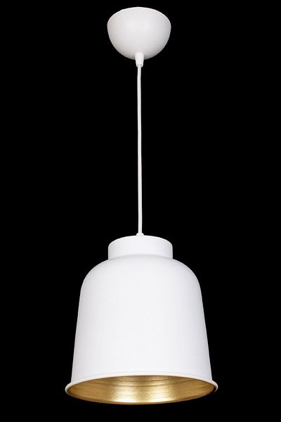 Fer Avize Porto Modern Design White Interior Gold Color Metal Cafe - Kitchen Single Chandelier