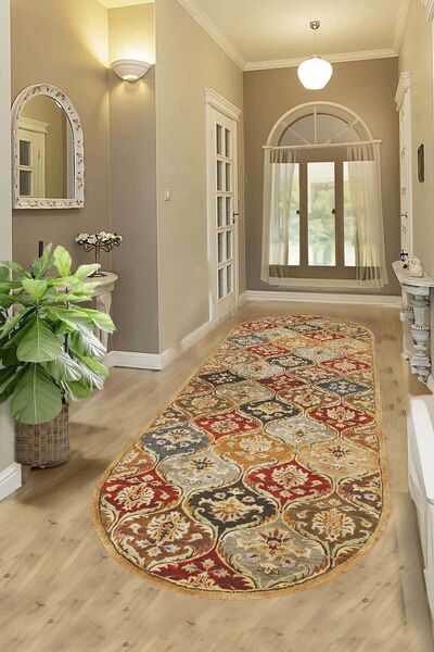 YTR HOME Digital Printed Non-Slip Based - Washable Carpet Runner for Living R...