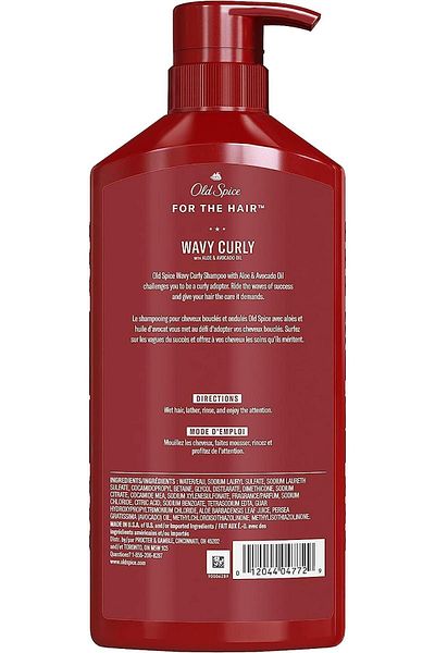 Old Spice 650ML Wavy Curl Shampoo
