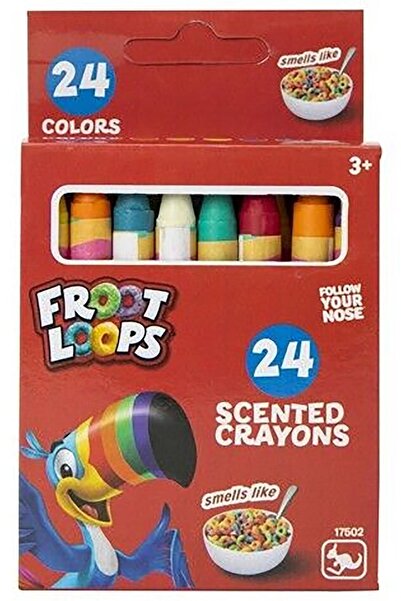 Froot Loops Cra-Z-Art Froot Loops Scented 24 Renk Pastel Boya