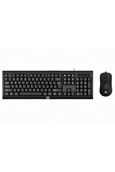 HP KM100 Kablolu Türkçe Q Klavye & Mouse Set Siyah (Ramwhite Türkiye Garantili)