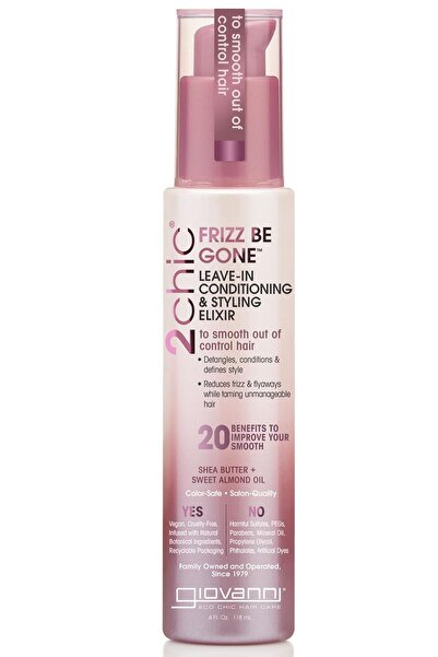 Giovanni 2chic Frizz Be Gone Kabarma Karşıtı Durulanmayan Saç Kremi 118ML