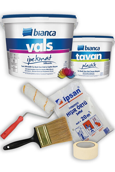 Bianca Vals İpek Mat Silikonlu Silinebilir 12Lt + Tavan Boyası 10Kg