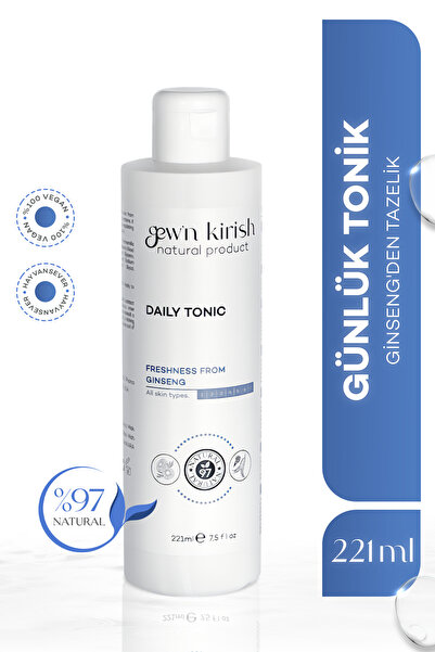 Gewn Kirish Günlük Tonik - Canlandırıcı & Nemlendirici 221 ml