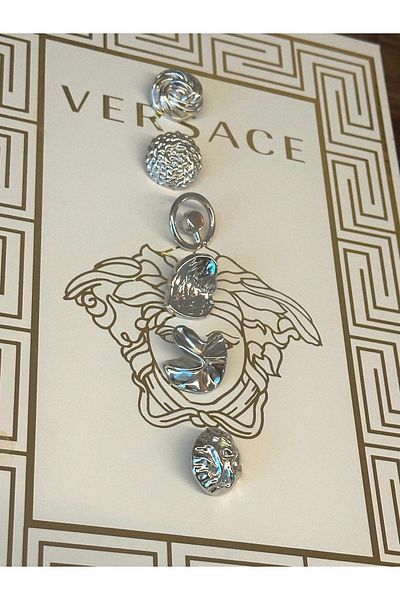 ODDA TASARIM ATÖLYESİ Z.A.R.A model silver combination button set