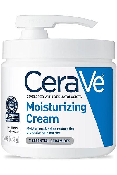 CeraVe كريم ترطيب الوجه والجسم 453 جرام - مع مضخة