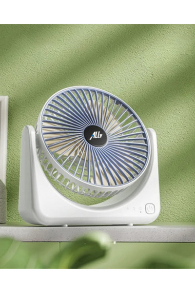 Kamardey 1200 mAh Bataryalı Taşınabilir Mini Fan Ergonomik Ev Ofis İçin Sessiz Vantilatör