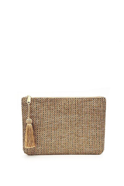 FARBAG Premium Kleopatra Kadın Hasır Clutch & Portföy C062203