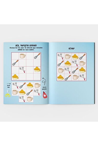 STAAU Çocuk Çocuklar Için Sudoku - Seviye 3 (5-6 Yaş)