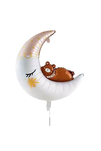 aşkın concept UYKUCU BEAR FOIL Balloon Sober Baby Shower - For Girls