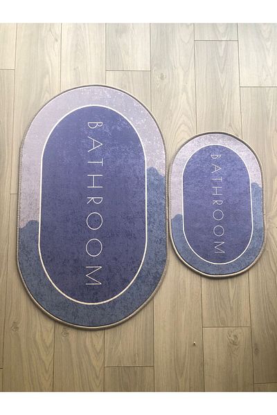 YTR HOME Ψηφιακή εκτύπωση Πλενόμενη αντιολισθητική βάση Διακοσμητική ανθεκτική στους λεκέδες Εύκολο καθάρισμα Χαλάκι μπάνιου