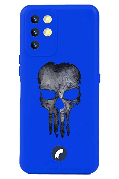 Reeder جراب S19 Max مصنوع من السيليكون باللون الأزرق مع طباعة وحماية للكاميرا