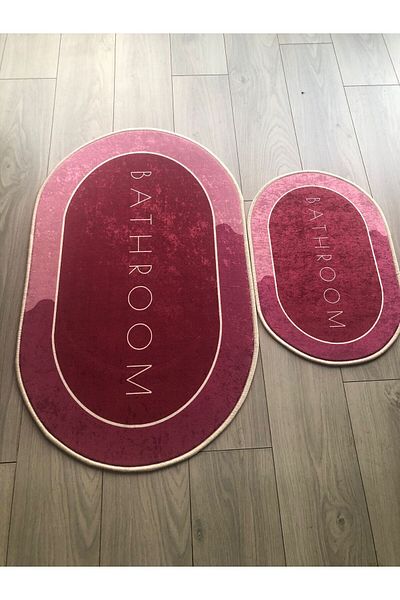 YTR HOME Imprimare digitală, lavabilă, anti-alunecare, bază decorativă, rezistentă la pete, covoraș de baie ușor de curățat