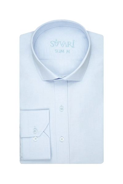 SÜVARİ Cămașă dreaptă slim cu mânecă lungă