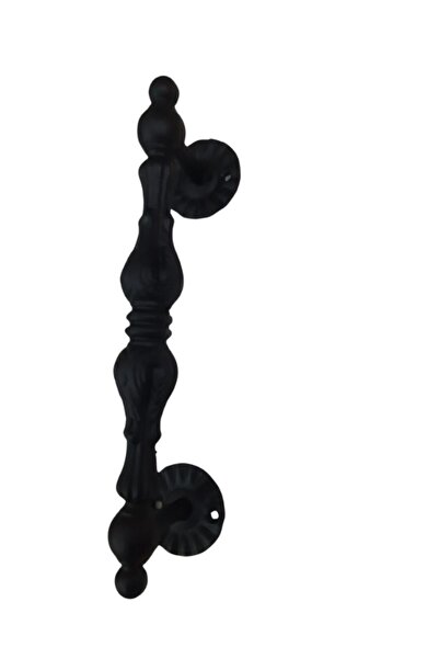 AS DESİGN DEMİR DÖKÜM FERFORJE KAPI KOLU(SİYAH BOYALI)