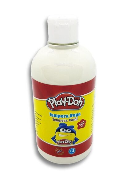 Play Doh Tempera Boya 500 Ml. Beyaz Renk