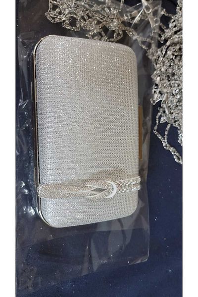 lowell bag Νέο μοντέλο LOWELL Βραδινή τσάντα με πλαϊνή πέτρα