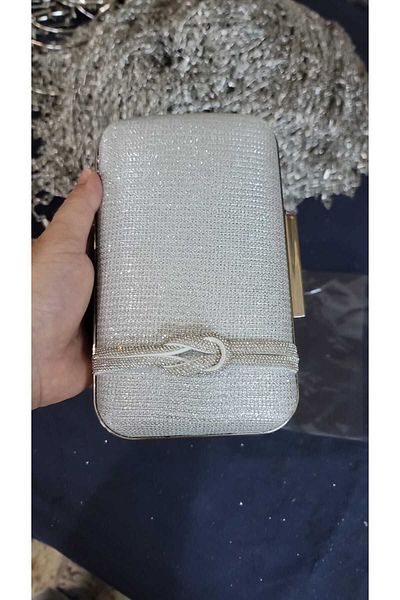 lowell bag Νέο μοντέλο LOWELL Βραδινή τσάντα με πλαϊνή πέτρα