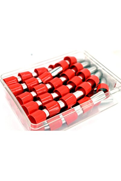 TORK 50 Adet 35mm² Kablo Yüksüğü Bakır Kırmızı Yüksük