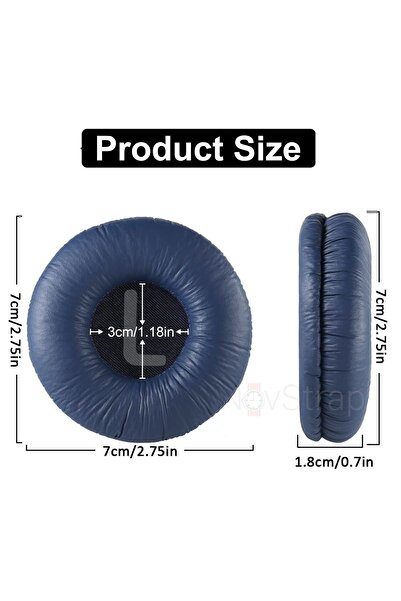 NovStrap Headphone Pad Sponge Compatible with Jbl Tune T500Bt 510Bt 520Bt T560Bt T600 T450 460 Jr300 310 T250
