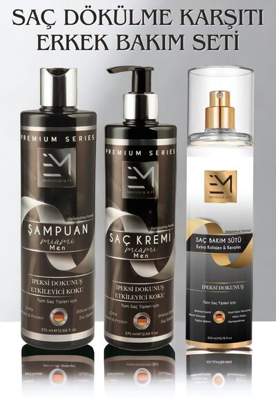 EM AMANOS BEAUTY Saç Dökülmesine, Kopmaya ve Kırılmaya Karşı Etkili Şampuan, ...