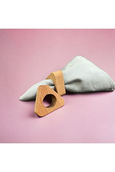 WOODVİVE Дерев'яні серветкові кільця, 6 штук - бук - S012